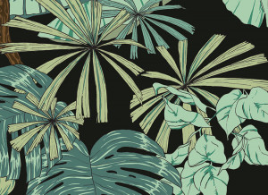 Papier peint Jungle Tropical SUMATRA Big Panoramique